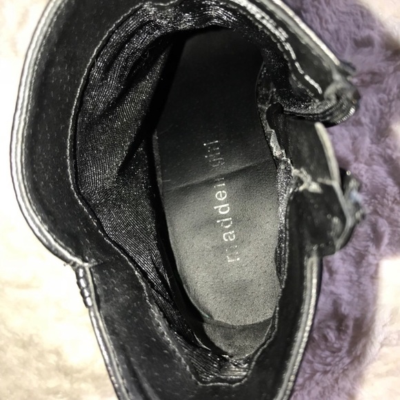 Madden Girl Black Heeled Booties - Picture 6 of 6